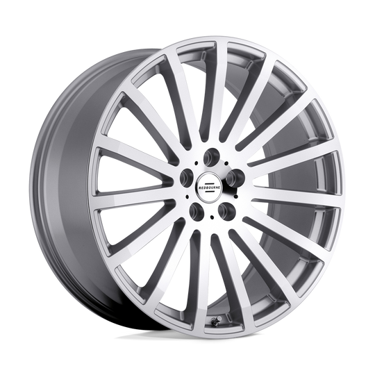2095RDM325120S72 - Redbourne Dominus 20X9.5 5X120  32mm Silver W/ Mirror Cut Face - Redbourne Wheels Canada