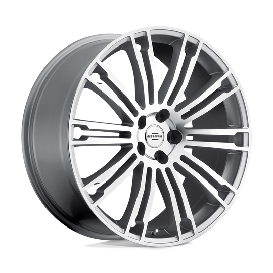 2095RMR325120S72 - Redbourne Manor 20X9.5 5X120  32mm Silver W/ Mirror Cut Face - Redbourne Wheels Canada