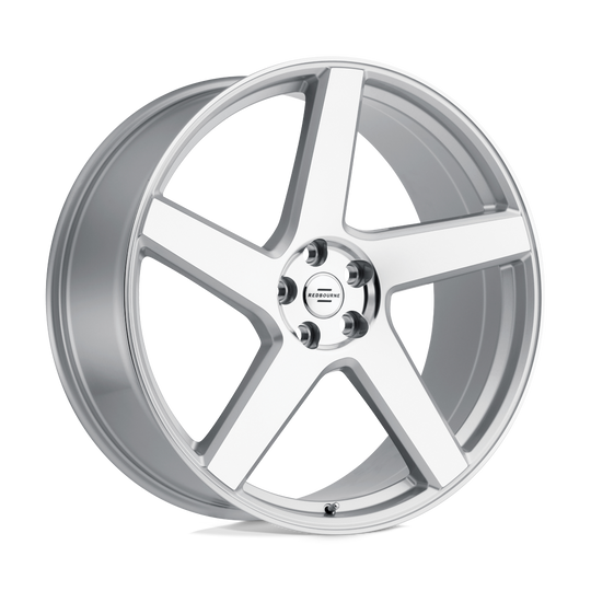 2410RMF355120S72 - Redbourne Mayfair 24X10 5X120  35mm Silver W/ Mirror Cut Face - Redbourne Wheels Canada