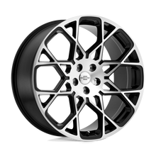 Charger l'image dans la galerie, 2095RDE325120F72 - Redbourne Meridian 20X9.5 5X120  32mm Gloss Black W/ Mirror Cut Face - Redbourne Wheels Canada