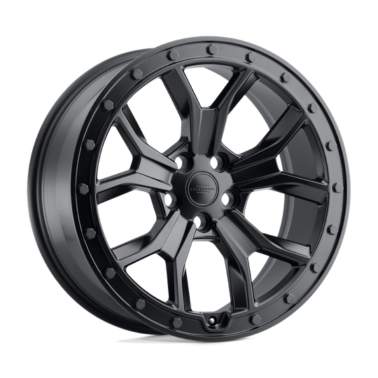 2085MRL255120M72 - Redbourne Morland 20X8.5 5X120  25mm Matte Black - Redbourne Wheels Canada