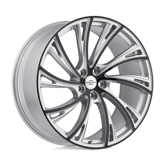 2095RDB325120S72L - Redbourne Noble 20X9.5 5X120  32mm Gloss Titanium W/ Gloss Black Face - Redbourne Wheels Canada