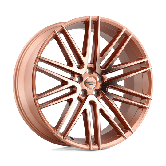 2205RTY325120L72 - Redbourne Royalty 22X10.5 5X120  32mm Rose Gold - Redbourne Wheels Canada