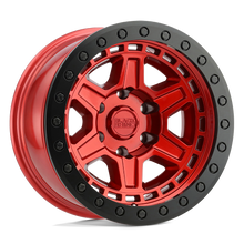 Charger l'image dans la galerie, 1895REN186114R76 - Black Rhino Reno 18X9.5 6X114.3 ET 18mm Candy Red With Black Ring And Bolts - Black Rhino Wheels Canada