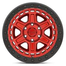 Charger l'image dans la galerie, 1790REN005140R78 - Black Rhino Reno 17X9 5X139.7  0mm Candy Red W/ Black Ring &amp; Bolts - Black Rhino Wheels Canada