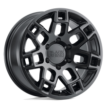 Charger l'image dans la galerie, 1890RDG025127M71 - Black Rhino Ridge 18X9 5X127  2mm Matte Black - Black Rhino Wheels Canada