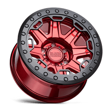 Load image into Gallery viewer, 1785RFT006140R12 - Black Rhino Rift Beadlock 17X8.5 6X139.7  0mm Candy Red W/ Black Ring - Black Rhino Wheels Canada