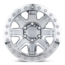 Load image into Gallery viewer, 1785RFT006140S12 - Black Rhino Rift Beadlock 17X8.5 6X139.7  0mm Silver W/ Mirror Face &amp; Machined Ring - Black Rhino Wheels Canada