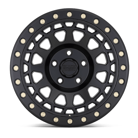 2095PRM-85127M71 - Black Rhino Primm 20X9.5 5X127 -18 mm Matte Black W/ Brass Bolts - Black Rhino Wheels Canada