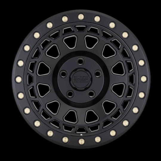 2095PRM-85127M71 - Black Rhino Primm 20X9.5 5X127 -18 mm Matte Black W/ Brass Bolts - Black Rhino Wheels Canada