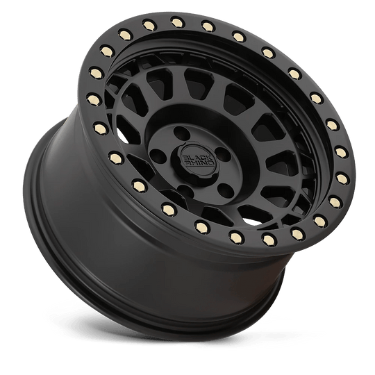 2095PRM-85127M71 - Black Rhino Primm 20X9.5 5X127 -18 mm Matte Black W/ Brass Bolts - Black Rhino Wheels Canada