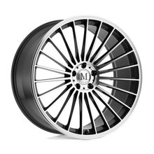Load image into Gallery viewer, 1780MTT425112G66 - Mandrus 23 17X8 5X112  42mm Gunmetal W/ Mirror Cut Face - Mandrus Wheels Canada