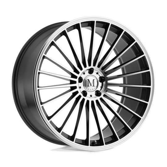 1780MTT425112G66 - Mandrus 23 17X8 5X112  42mm Gunmetal W/ Mirror Cut Face - Mandrus Wheels Canada