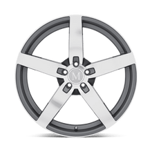 Load image into Gallery viewer, 2085MAA255112G66 - Mandrus Arrow 20X8.5 5X112  25mm Gunmetal W/ Mirror Cut Face - Mandrus Wheels Canada