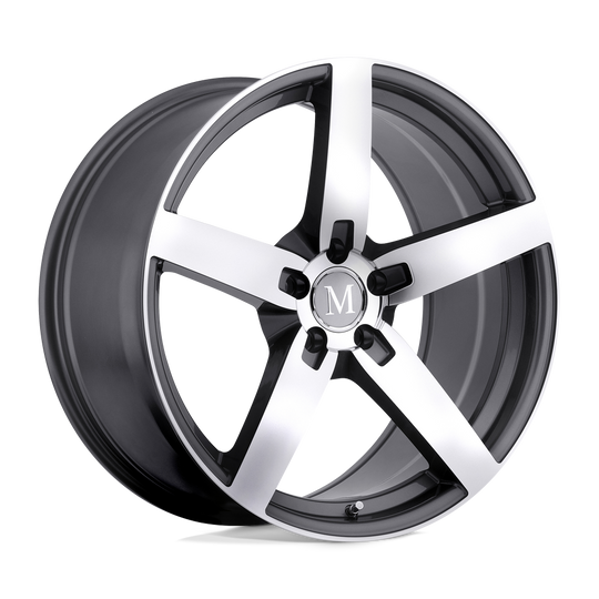 2085MAA355112G66 - Mandrus Arrow 20X8.5 5X112  35mm Gunmetal W/ Mirror Cut Face - Mandrus Wheels Canada