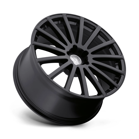 2085MAC255112M66 - Mandrus Rotec 20X8.5 5X112  25mm Matte Black - Mandrus Wheels Canada