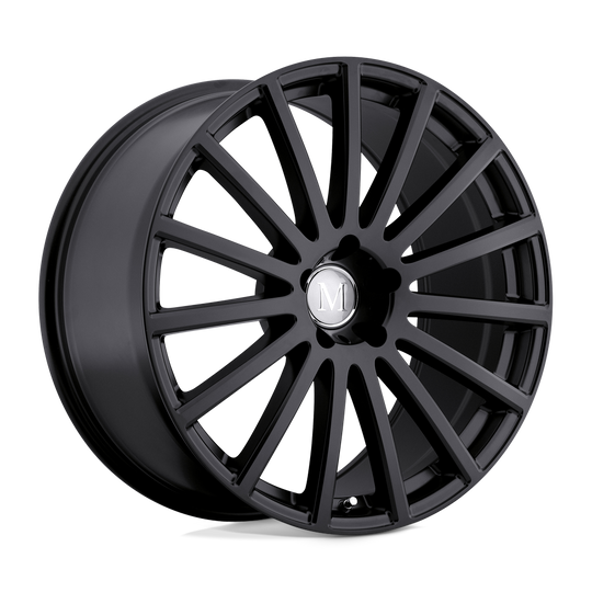 2205MAC425112M66 - Mandrus Rotec 22X10.5 5X112  42mm Matte Black - Mandrus Wheels Canada