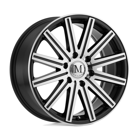 1775MAK526130G84 - Mandrus Stark 17X7.5 6X130  52mm Gunmetal W/ Mirror Cut Face & Lip - Mandrus Wheels Canada