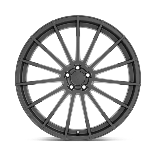 2090MAN205112G66 - Mandrus Stirling 20X9 5X112  20mm Gloss Gunmetal - Mandrus Wheels Canada