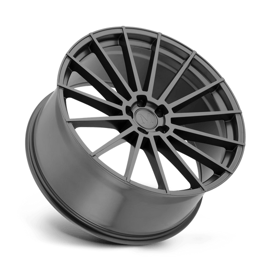 2090MAN325112G66 - Mandrus Stirling 20X9 5X112  32mm Gloss Gunmetal - Mandrus Wheels Canada