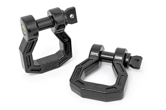 RS118 D-Ring - Forged - Pair - Black Rough Country Canada