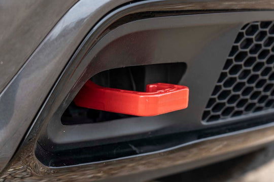 RS133 Tow Hooks - Forged - Red - Jeep Grand Cherokee 2WD/4WD (2015-2022) Rough Country Canada