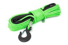 Load image into Gallery viewer, RS142 Synthetic Rope - 1/4 Inch - 50 Ft - Lime Green Rough Country Canada