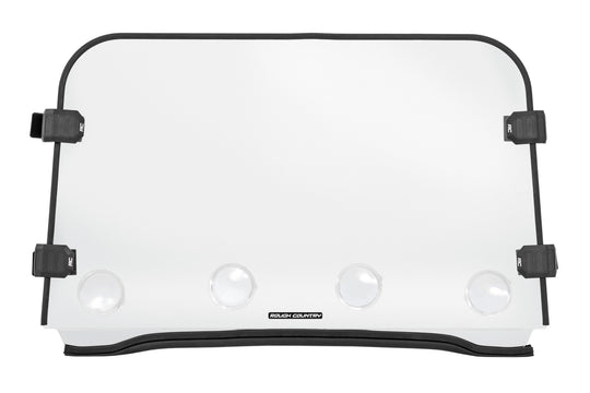 98211410 Vented Full Windshield - Scratch Resistant - Polaris RZR 800 Rough Country Canada