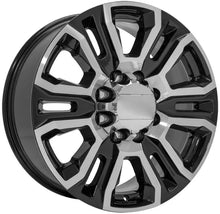 Charger l'image dans la galerie, 207BM-288047 - Performance Replicas PR207 20X8.5 8X180 ET 47mm Gloss Black With Machined Face - Performance Replicas Wheels Canada