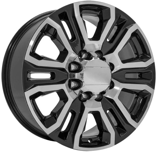 207BM-22858044 - Performance Replicas PR207 22X8.5 8X180 ET 44mm Gloss Black With Machined Face - Performance Replicas Wheels Canada