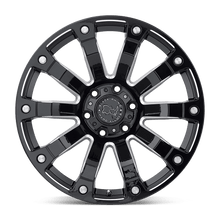 Load image into Gallery viewer, 2010SLK006135B87 - Black Rhino Selkirk 20X10 6X135  0mm Gloss Black Milled - Black Rhino Wheels Canada