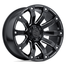 Load image into Gallery viewer, 2010SLK006135B87 - Black Rhino Selkirk 20X10 6X135  0mm Gloss Black Milled - Black Rhino Wheels Canada