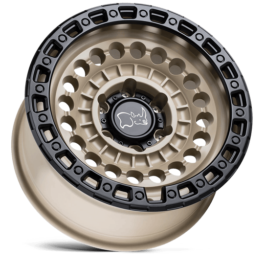 2095STN128170D25 - Black Rhino Sentinel 20X9.5 8X170  12mm Desert Sand W/ Black Ring - Black Rhino Wheels Canada