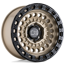 Charger l'image dans la galerie, 2095STN128170D25 - Black Rhino Sentinel 20X9.5 8X170  12mm Desert Sand W/ Black Ring - Black Rhino Wheels Canada