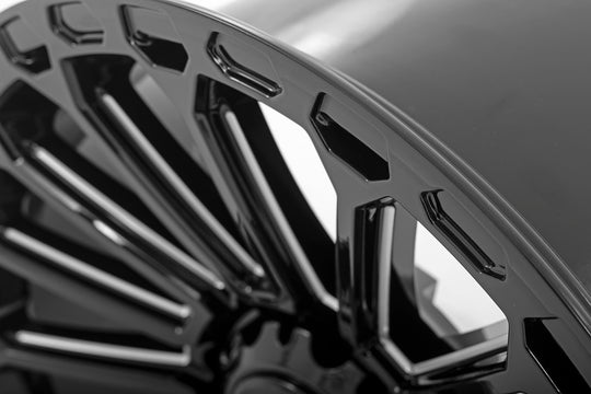 97170917 Rough Country 97 Series Wheel - One-Piece - Gloss Black - 17x9 - 6x135 - -12mm Rough Country Canada