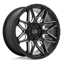 Load image into Gallery viewer, 2095SKW-86140B12 - Black Rhino Shockwave 20X9.5 6X139.7 -18 mm Gloss Black With Milled Spokes - Black Rhino Wheels Canada