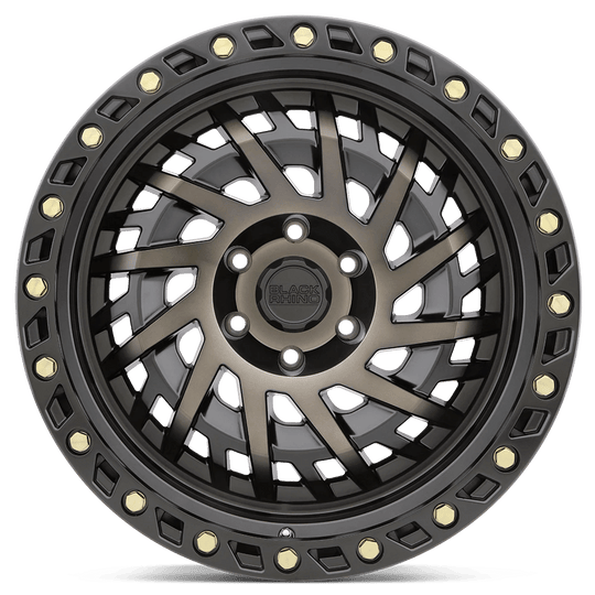 2095SHD005127M71 - Black Rhino Shredder 20X9.5 5X127  0mm Matte Black W/ Machined Dark Tint - Black Rhino Wheels Canada