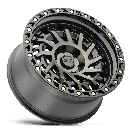 1790SHD-85114M71 - Black Rhino Shredder 17X9 5X114.3 -18 mm Matte Black W/ Machined Dark Tint - Black Rhino Wheels Canada