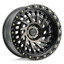 Charger l'image dans la galerie, 1895SHD-26140M12 - Black Rhino Shredder 18X9.5 6X139.7 -12 mm Matte Black W/ Machined Dark Tint - Black Rhino Wheels Canada