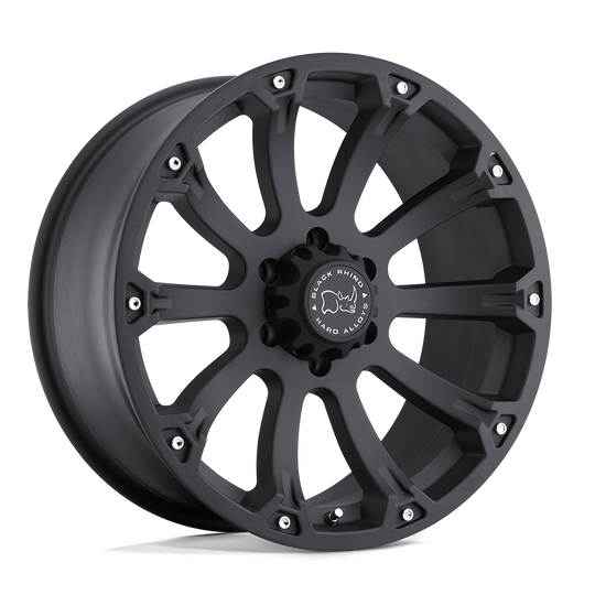 2090SID-26140B12 - Black Rhino Sidewinder 20X9 6X139.7 -12 mm Matte Black - Black Rhino Wheels Canada