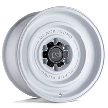Charger l'image dans la galerie, 1795SLD-85127W71 - Black Rhino Solid 17X9.5 5X127 -18 mm Gloss White - Black Rhino Wheels Canada