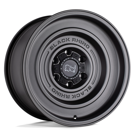 1795SLD-26140G12 - Black Rhino Solid 17X9.5 6X139.7 -12 mm Matte Gun Black - Black Rhino Wheels Canada