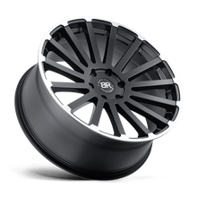 Load image into Gallery viewer, 2410SPR256140F12 - Black Rhino Spear 24X10 6X139.7  25mm Matte Black W/ Matte Machined Edge - Black Rhino Wheels Canada