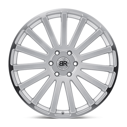 2410SPR356135S87 - Black Rhino Spear 24X10 6X135  35mm Silver W/ Mirror-Cut Edge - Black Rhino Wheels Canada