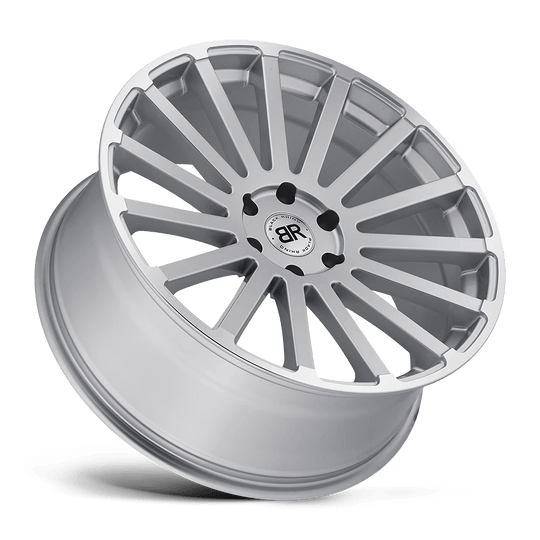 2295SPR205140S78 - Black Rhino Spear 22X9.5 5X139.7  20mm Silver W/ Mirror-Cut Edge - Black Rhino Wheels Canada