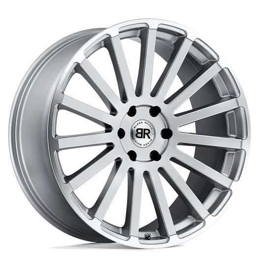 2410SPR305150S10 - Black Rhino Spear 24X10 5X150  30mm Silver W/ Mirror-Cut Edge - Black Rhino Wheels Canada