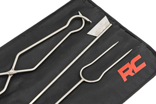 117516 Stainless Steel Fire Pit Accessory Kit Rough Country Canada