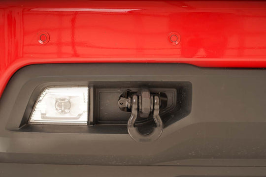 RS147 Tow Hook Brackets - Chevy Silverado 1500 2WD/4WD (2019-2023) Rough Country Canada