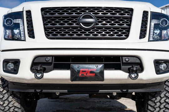 RS149 Tow Hook Brackets - Nissan Titan 2WD/4WD (2017-2021) Rough Country Canada