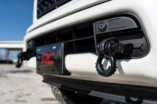 RS160 Tow Hook Brackets - D-Ring Combo - Nissan Titan 2WD/4WD (2017-2021) Rough Country Canada